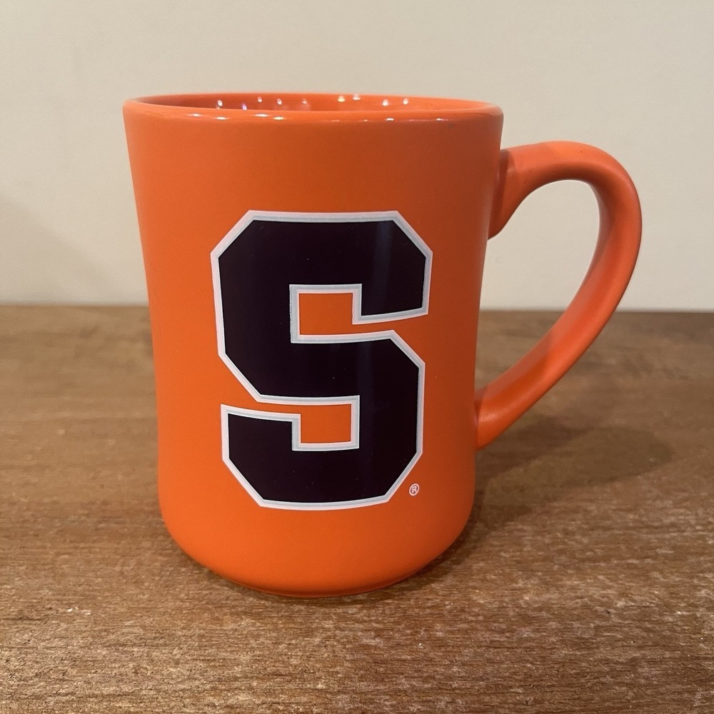 Syracuse University Orange Navy Blue S Logo Coffee Mug RFSJ Inc. Ceramic‎ Cup